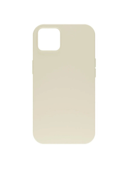 Чехол накладка силикон Silicone Case iPh 13 бежевый аналог