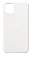 Чехол накладка силикон Silicone Case iPh 14 белый аналог