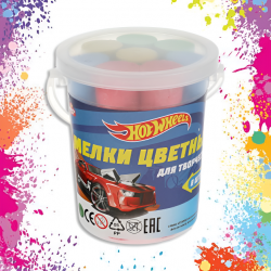 Мелки цветные MultiArt Hot Wheels 8шт MELBUCKET8-HW