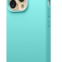 Чехол накладка силикон Silicone Case iPh 14 Pro Max бирюзовый аналог