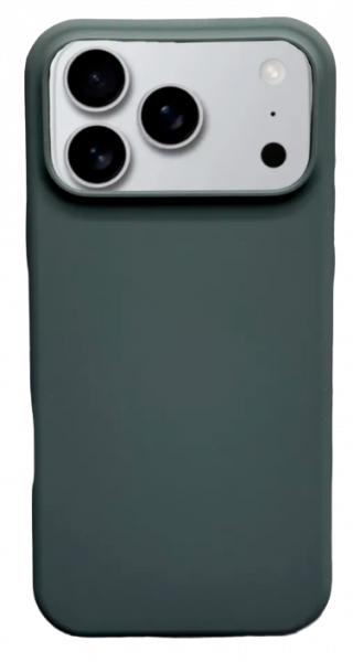 Чехол накладка силикон Silicone Case iPh 17 Pro графитовый аналог