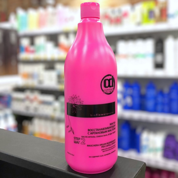 Маска для волос Constant Delight Bio Flowers Water с аргановым маслом Восстанавливающая 1л 009252