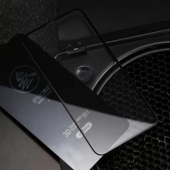 Защитное стекло 3D iPh 12 Pro Max черное Brauffen