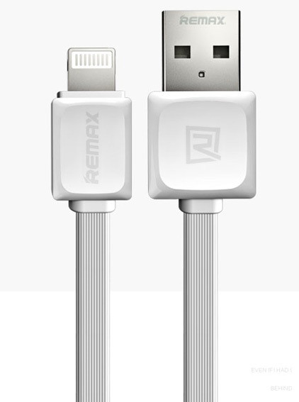 Кабель USB - Lightning Remax Fast Fleet speed 1м серый RC-008i IS000929