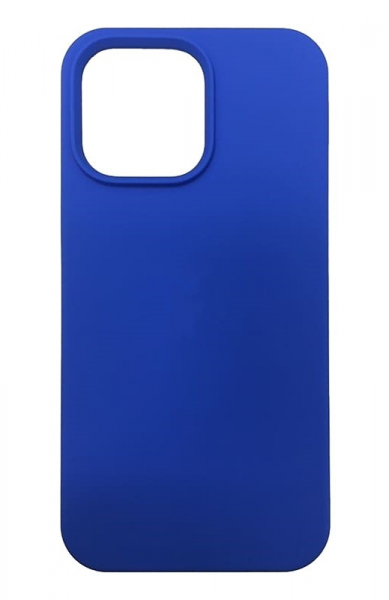 Чехол накладка силикон Silicone Case iPh 14 синий аналог