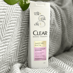 Шампунь Clear Derma Therapy с биотином Энергия роста 380мл 6977764