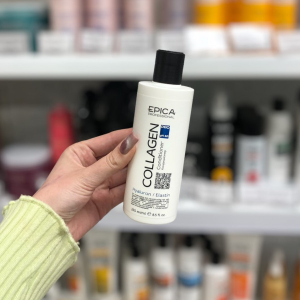 Кондиционер для волос EPICA Collagen PRO с гиалуроном Увлажнение и реконструкция 250мл 91327