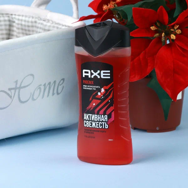 Гель для душа Axe Phoenix с ароматом артктической мяты Активная свежесть 250мл 6848311
