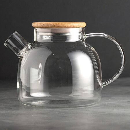 Чайник заварочный BestTea Гранат стекло 1,2л TP-096A