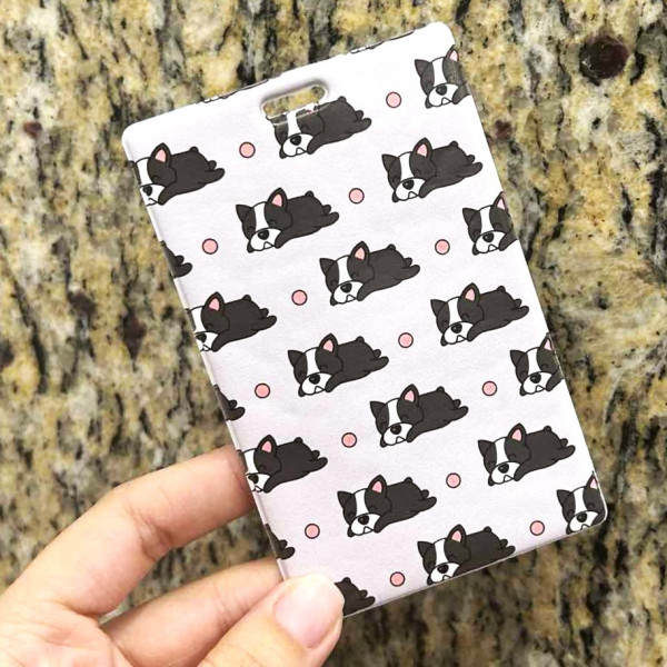 Держатель для карт ILG French Bulldog 1отсек 15316
