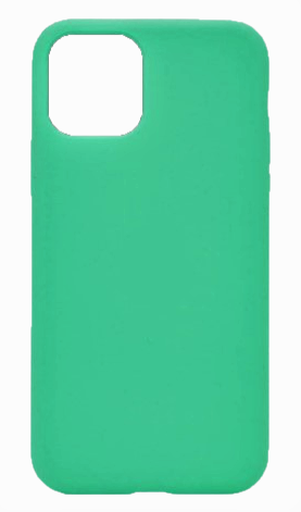 Чехол накладка силикон Silicone Case iPh 11 мятный аналог