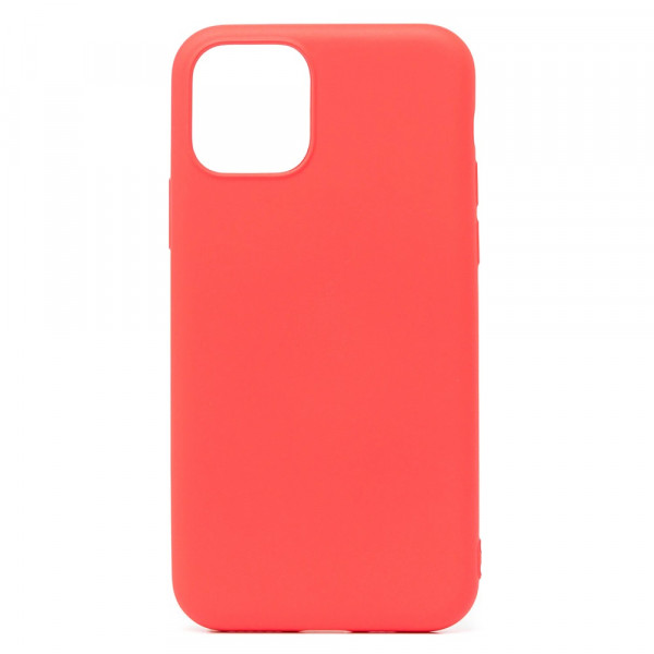Чехол накладка силикон Silicone Case iPh 12 Pro Max коралловый аналог