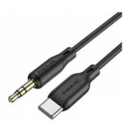 Кабель AUX 3,5(штекер) - Type-C(штекер) Borofone BL18 1м черный