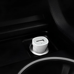 Блок для авто USB 1x Hoco 1,5A 7Вт Z2 белый