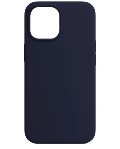 Чехол накладка силикон Silicone Case iPh 15 Pro Max темно-синий аналог
