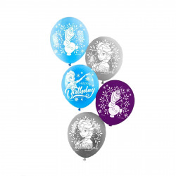 Шар воздушный латексный SMLD 12" принт Холодное сердце Happy Birthday 5358308 (1)