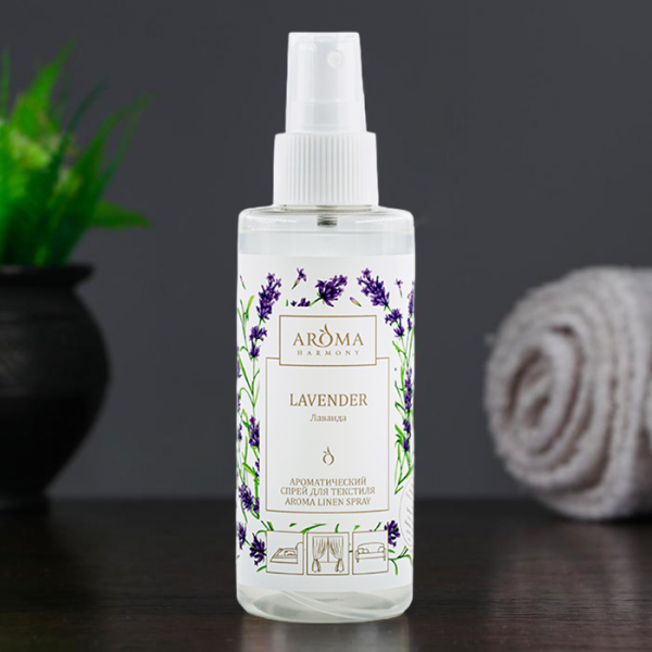 Ароматизатор для текстиля Aroma Harmony Лаванда 150мл спрей AH10806