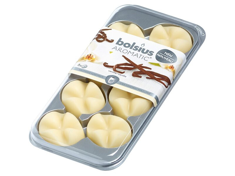 Воск для аромалампы Bolsius Aromatic Vanilla 8x10г