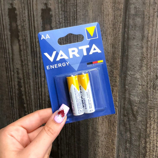 Батарейки VARTA Energy LR6 AA 2BL алкалиновые (щелочные) 2шт 4106E2