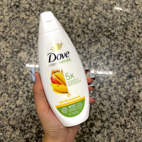 Гель для душа Dove Care by Nature с маслом миндаля и манго Питающий 250мл 69637243