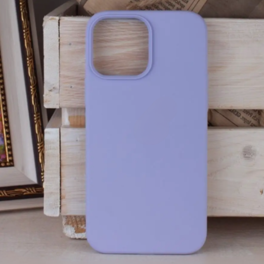 Чехол накладка силикон Silicone Case iPh 13 Pro Max лавандовый аналог