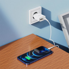 Блок сетевой USB 2x Hoco 2,4A 12Вт C88A белый