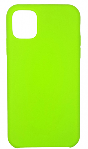 Чехол накладка силикон Silicone Case iPh 11 салатовый аналог