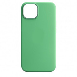 Чехол накладка силикон Silicone Case iPh 14 мятный аналог
