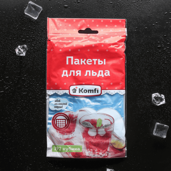 Пакеты для льда Komfi 3шт COOL65/121706