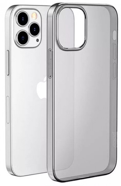 Чехол накладка силикон простой iPh 16 Pro Hoco Light Series темный