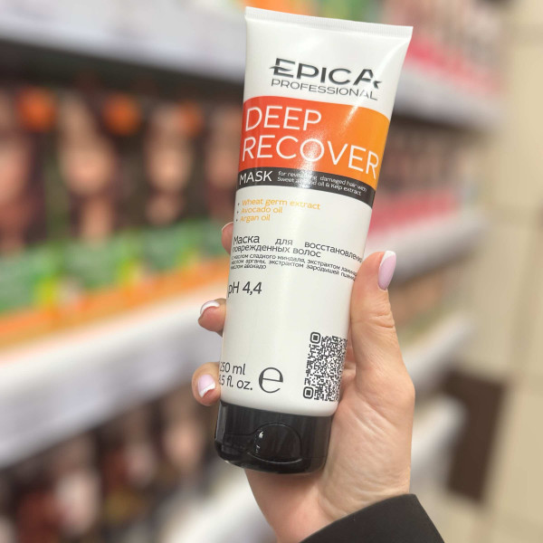 Маска для волос EPICA Deep Recover с маслом сладкого миндаля Восстанавливающая 250мл 91334