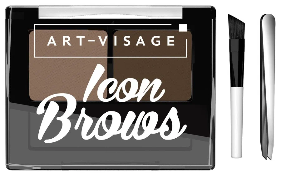 Тени для бровей палетка Art-Visage Icon Brows 101 3,6гр 113918