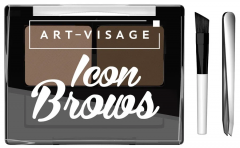 Тени для бровей палетка Art-Visage Icon Brows 101 3,6гр 113918