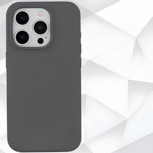 Чехол накладка силикон Silicone Case iPh 13 Pro Max графитовый аналог