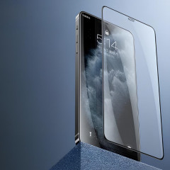 Защитное стекло 3D iPh 12/12 Pro антишпион черное Remax Medicine GL-27