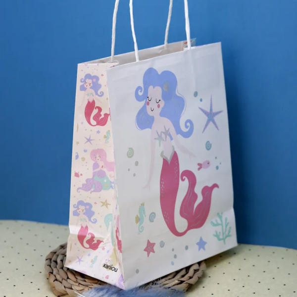 Пакет подарочный ILG L 21*25,5см Magic mermaid HB-8101S-01