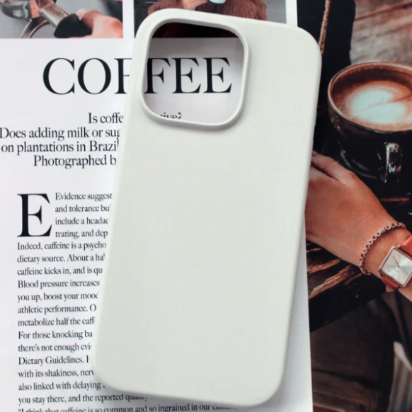 Чехол накладка силикон Silicone Case iPh 16 Pro Max белый аналог