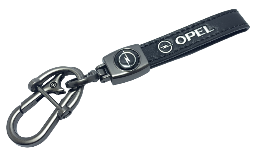 Брелок-карабин авто металл-кожа ALB Xinjiyao Key Chain Opel