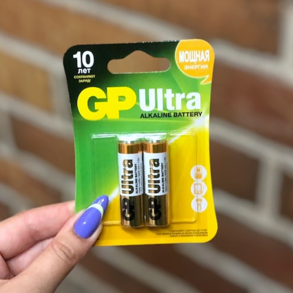 Батарейки GP Ultra LR6 AA 2BL алкалиновые (щелочные) 2шт GP15AU-2UE2/GP15AU-2CR2