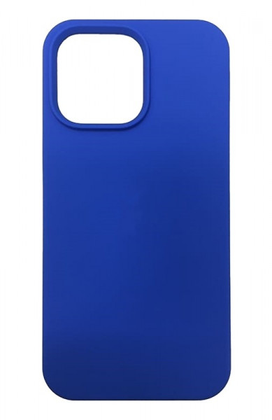 Чехол накладка силикон Silicone Case iPh 14 Pro Max синий аналог