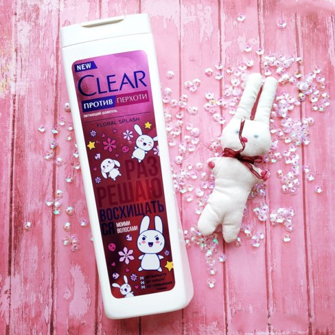 Шампунь Clear Floral Splash с экстрактом лемонграсса Питающий 380мл 815960