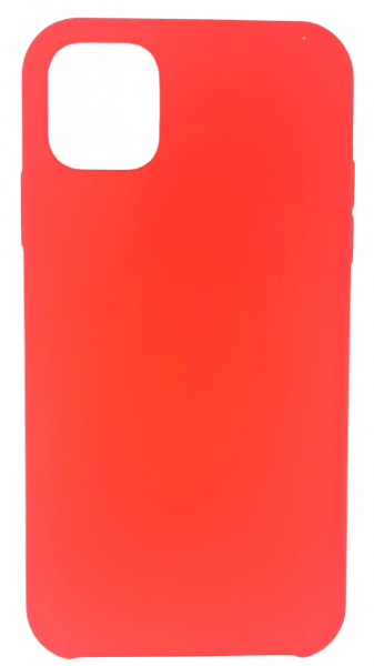 Чехол накладка силикон Silicone Case iPh 11 красный аналог