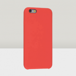 Чехол накладка силикон Silicone Case iPh 6/6S красный аналог