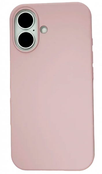 Чехол накладка силикон Silicone Case iPh 17 пыльно-розовый аналог
