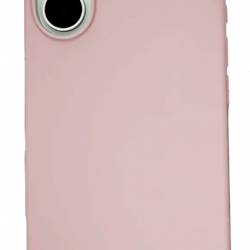 Чехол накладка силикон Silicone Case iPh 17 пыльно-розовый аналог