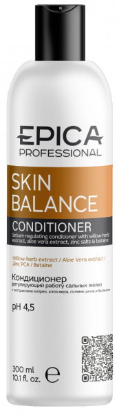 Кондиционер для волос EPICA Skin Balance с экстрактом кипрея Регулирующий 300мл 91367 -