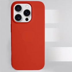 Чехол накладка силикон Silicone Case iPh 13 Pro красный аналог