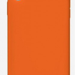 Чехол накладка силикон Silicone Case iPh X/XS оранжевый аналог