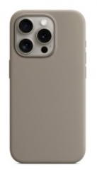 Чехол накладка силикон Silicone Case iPh 15 Pro графитовый аналог