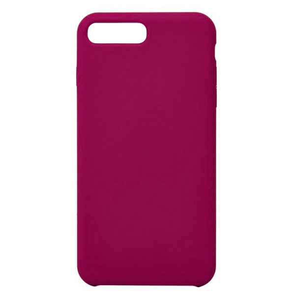 Чехол накладка силикон Silicone Case iPh 7/8 Plus бордовый аналог